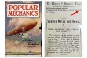 Greenhouse Effect Known As Early as 1912