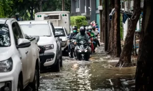 flooded street