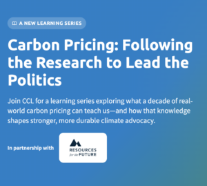 CCL Launches Carbon Pricing Education Series